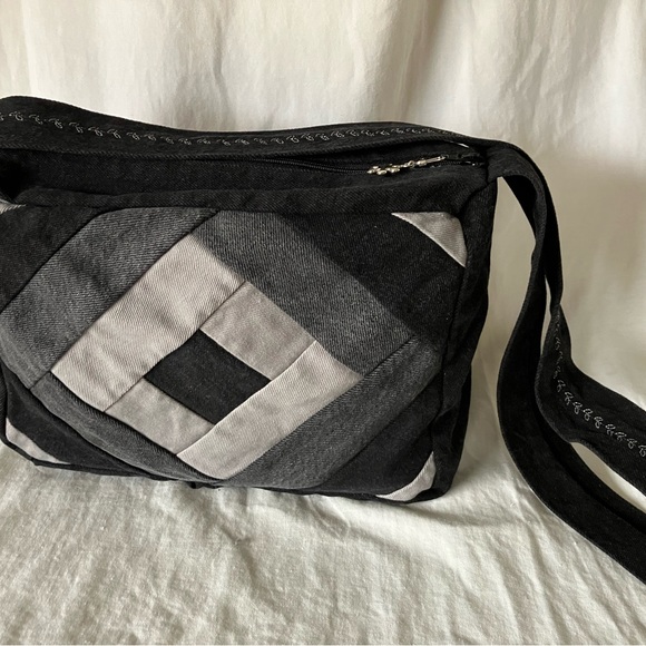 Denim bag, 2 sides design - Picture 2 of 6